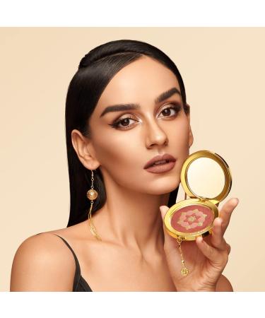 ZEESEA Palace Identity Peony Blush Makeup Tray - Caramel Nude Brown (H01 Orchid) - Buy Online on GoSupps.com