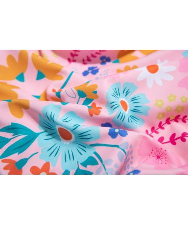 Bonverano Baby Girls Long Sleeve Swimsuit UPF 50+ Sun Protection 9-12 Months Pink Blue - Buy Online on GoSupps.com