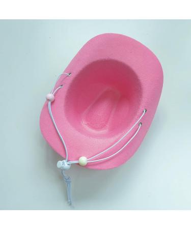 Awocan Pink Cowboy Hat & Bandana Set for Dogs & Cats | Perfect Pet Costume Cosplay & Vacation Accessory - Buy Online on GoSupps.com