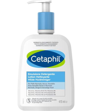 Cetaphil lotion nettoyante 470ml lotion nettoyante visage et corps peaux sensibles s ches normales Niacinamide Panth nol et de la Gyc rine hydratante sans savon