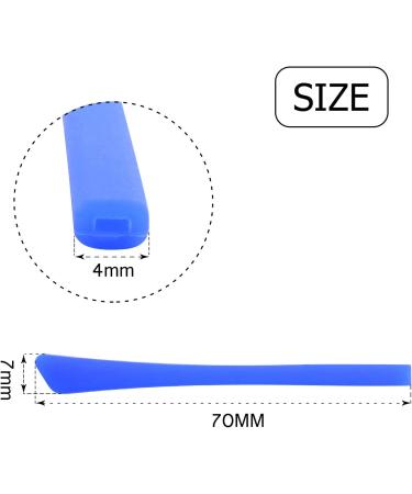 Aylifu Universal Glasses Temples - 12 Silicone Covers (6 Pairs) Non-Slip in 6 Colors for Comfortable Eyewear - Buy Online on GoSupps.com