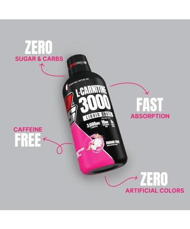 PROSUPPS L-Carnitine 3000 Stimulant Free Liquid Shots (31 Servings Dragon Fruit) and Mr. Hyde Signature Series Pre-Workout Energy Powdered Drink (30 Servings Blueberry Lemonade) Bundle - Buy Online on GoSupps.com