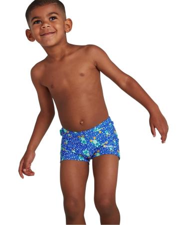 Buy Speedo Boys Corey Croc Digital Aquashort 5 Years - Blue/Emerald/Mango/Aqua Mint/White | International Shipping Available - Buy Online on GoSupps.com
