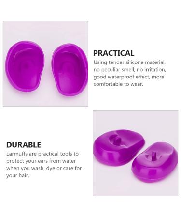 Professional Hairdressing Ear Protector - 6 Pairs of Ear Shower Caps for Blow Dryer - Shield Covers for Salon Styling - Buy Online on GoSupps.com