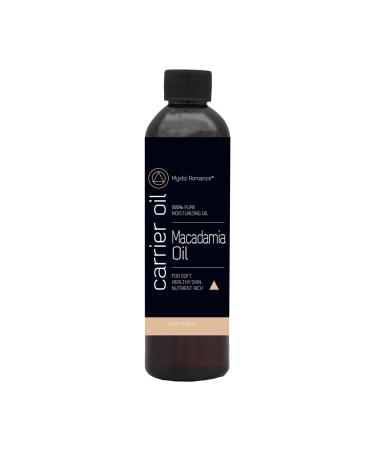 Mystic Romance Macadamia Carrier Oils For Essential Oil - Best Oils for Stretch Mark Dry Skin Moisturizer Hair 8oz