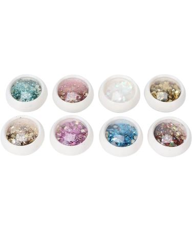 Manicure Glitter Non Toxic Multicolor Manicure Sequins for Household for Nail Shop - Buy Online on GoSupps.com