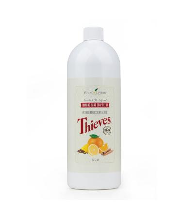 Thieves Foaming Hand Soap Refill - 32 oz | Young Living Essential Oils | Natural & Antimicrobial for Healthy Hands - Buy Online on GoSupps.com