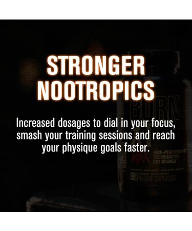 Jacked Factory Burn-XT Max - High-Performance Thermogenic Fat Burner - 90 VEGGIE Capsules - Buy Online on GoSupps.com