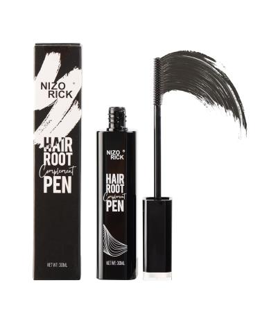 Retouche Racines Cheveux Noir 30ml Couverture Temporaire des Cheveux Blancs Pour Cheveux & Barbe Fusion Naturelle S chage Rapide Hommes & Femmes