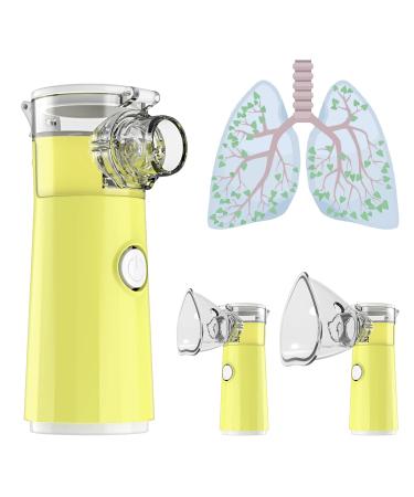 Portable Handheld Nebulizer for Adults and Children, Travel Inhaler Ultrasonic Nebulizer, Self-Cleaning Mesh Nebulizer Machine for Breathing Issues with Full Package