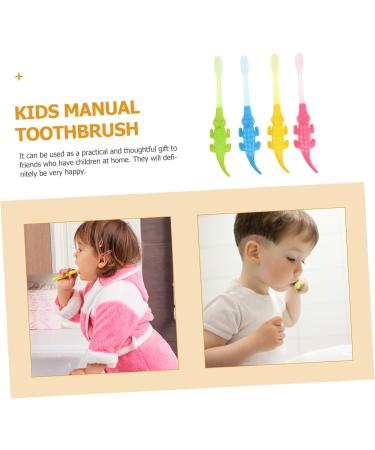 Gatuida 8-St Small Crocodile Toothbrush for Kids - Soft Toddler Caricature Toothbrush Perfect for Children s Dental Care - Buy Online on GoSupps.com