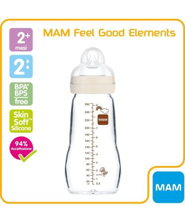 FEEL GOOD GLASS BOTTLE 260ML - Buy Online on GoSupps.com