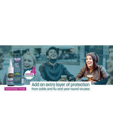 Nasofed Anti Viral Nasal Spray - 4 Hours Protection from Viruses, Colds & Flu - Steroid Free - 10 ml - Buy Online on GoSupps.com