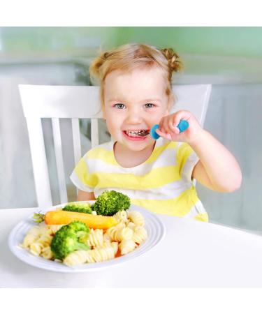 Pandaear 6-Piece Children's Cutlery Set | Silicone Handle Stainless Steel Dishes | BPA-Free Baby & Toddler Fork & Spoon Set | Perfect for Ages 1+ | International Shipping Available - Buy Online on GoSupps.com