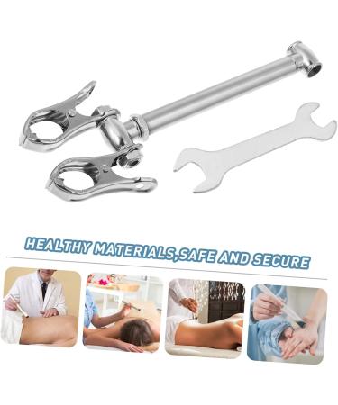 FOMIYES Moxibustion Clip Set for Neck Pain Relief | Moxa Massage Tools | Beauty and Skin Care - 16x6.5cm Silver - Buy Online on GoSupps.com