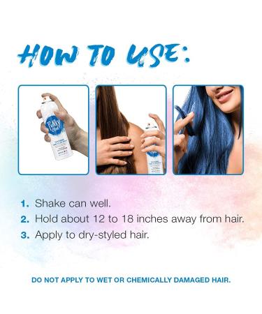 Punky Temporary Hair Color Spray Bengal Blue Non-Damaging Hair Dye for Instant Vivid Hair Color 3.5 oz 2 Pack 3.5 Ounce (Pack of 2) Bengal Blue - Buy Online on GoSupps.com