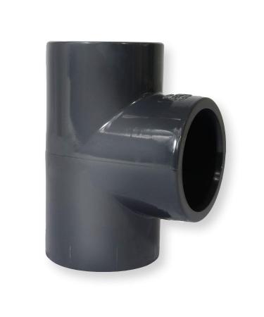 Paradies Pool PVC fitting T-piece 50mm 90 with adhesive sleeves quality from Europe quantity: 1 piece