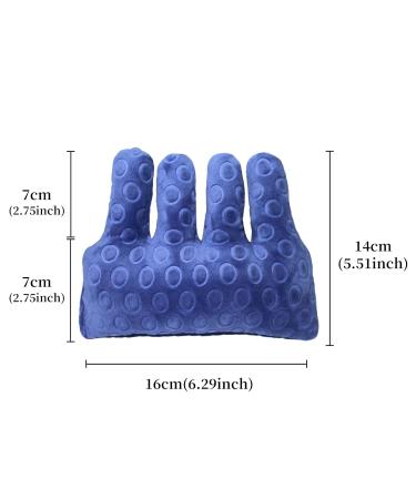 Hand Contracture Cushion Finger Separator - Skin Protection Aid for Elderly & Bedridden Patients | Comfortable Grip Orthosis with Elastic Band - Purple - Buy Online on GoSupps.com