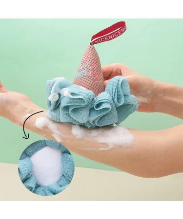 3-Piece Ice Cream Bath Balls for Kids | Skin Exfoliating Sponge and Body Scrubber | Bath Shower Accessories - Buy Online on GoSupps.com