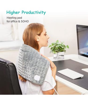 Mia&Coco XL Electric Heating Pad for Back Pain - 3 Heat Levels - Auto Shut Off - XL King Size 12x24 - Dry Heat - 100% Polyester - Buy Online on GoSupps.com