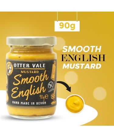 Otter Vale Mustard Pick N Mix - Choose From 4 Flavors | English Wholegrain Smooth English Devon Farmhouse Cider Horseradish | Pack of 4 X 90g - Buy Online on GoSupps.com