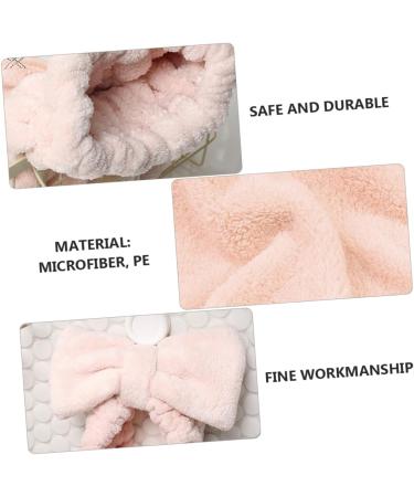 Baluue 2 Sets Dry Hair Towel Set Esponjas Para El Cuerpo Bathroom Supplies Bath Sponge Pink Twisted Yarn - Buy Online on GoSupps.com