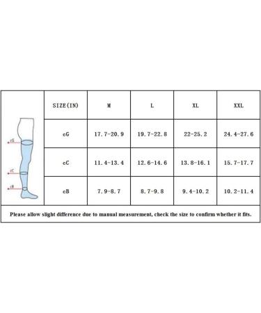Song Qing Women's Medical Calf Compression Stockings 30-40 mmHg - Knee High Socks for Pregnancy Sports Travel & Varicose Veins (Black X-Large - Buy Online on GoSupps.com