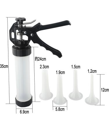 Zametter Household Enclosure Set: Enema Tube & 4 Founders for Sausage Ham & Baking - Easy to Use Accessories - Buy Online on GoSupps.com