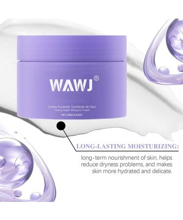 WAWJ Overnight Toning Cream Toning Cream Toning Body Cream for the night helps to tighten and lift the skin 1 piece - Buy Online on GoSupps.com