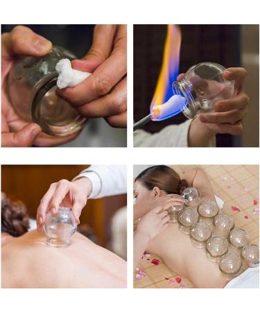 EIERFSKIOT Cupping Therapy Set Cupping Set 12 Cups Cupping Therapy Sets Thick Glass Cupping Therapy Set Professionals Chinese Cupping Therapy Set - Buy Online on GoSupps.com