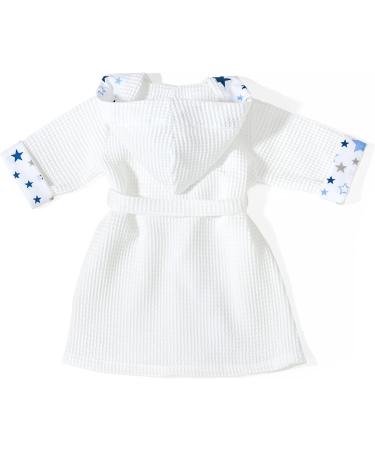 Buy Pepi Made in Poland Unisex Baby Bathrobe - 100% Cotton Children's Bathrobe with Hood - Milky Way Design - Perfect for Boys & Girls - Buy Online on GoSupps.com