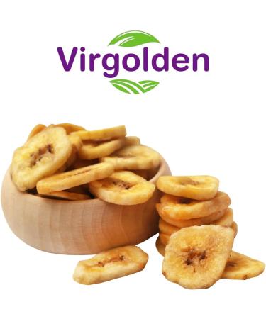 Banana Chips 1kg Sweetened by Virgolden - Buy Online on GoSupps.com