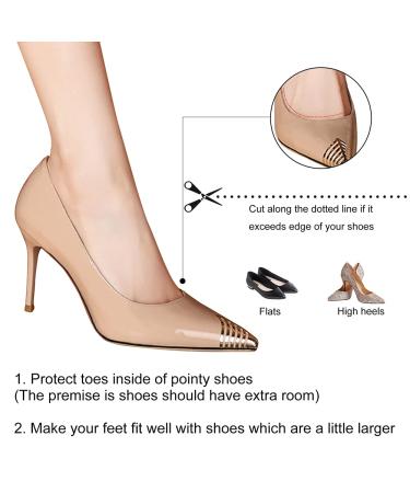EQLEF Silicone Gel Toe Caps - Breathable Toe Protector for Ballet Pointe Shoes - 2 Pairs - Buy Online on GoSupps.com