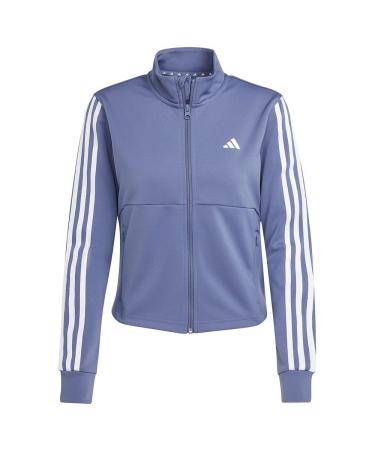 adidas Women's Aeroready Train Essentials 3-stripes Track Jacket Track Top L Preloved Ink