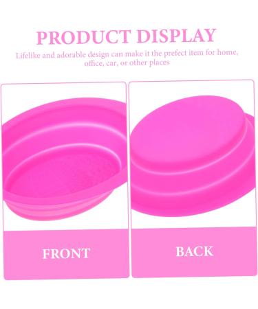 Housoutil Cleaning Pad Makeup Brush Cleaner Brush Cleansing Mat Cosmetic Brush Cleaner Pad Brush Rinsing Pad Cleaning Tool Washers Brush Cleansing Pad Silica Gel Makeup Egg Make up 14.5x11cm Rosy - Buy Online on GoSupps.com