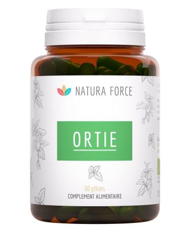 Organic Nettle Capsules - Pure Organic Spicy Nettle Leaf Extract - Rich in Biologically Active Compounds - Made in France - 90 Vegetable Capsules