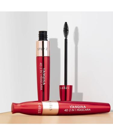 3 Black Mascara - Portable Silk Fiber Lash Mascara for Natural Lengthening and Thickening Effect Everyday Mascara for Fine Short Eyelash 3 Pcs Mascara - Buy Online on GoSupps.com