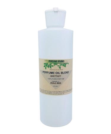 Perfume Studio Impression Fragrance Oil Compatible to Polo. Use for Personal Beauty Home Made Bath & Body Products and Candle Making 8oz (RED)