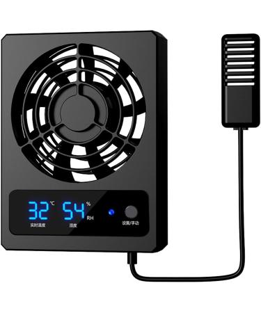 Neamou Reptile Fan - Smart Cooling Fan for Reptile Tank with LED Display | Strong Wind Vent Fan Low Noise Cooling Fan for Amphibians Reptiles Snakes B: Celsius ( ) - Buy Online on GoSupps.com