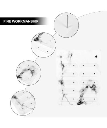 Minkissy Nail Display Board Nail Decoration False Nail Sample Sticks Pearl Scrunchies for Women Practice Color Sticks Manicure Tools Magnet Acrylic Display Stand Detachable - Buy Online on GoSupps.com