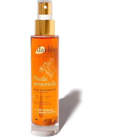 Daylily | Ritual Set | Morning Stretch Marks 200 ml Ritual Fondant Milk & Sensory Oil Stretch Marks Evening + Free Soft Mask | Anti-Stretch Mark | Vegan & Cruety Free | Made in France - Buy Online on GoSupps.com