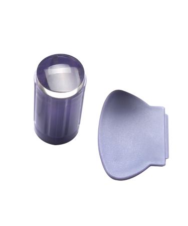 Sanwood Nail Spatula and Stamp Nail Art Manicure Tools Purple