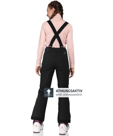 Sch ffel Girls Windproof & Waterproof Snow Pants | Joran G 164 Black | Kids Ski Trousers & Ski Pants - Buy Online on GoSupps.com