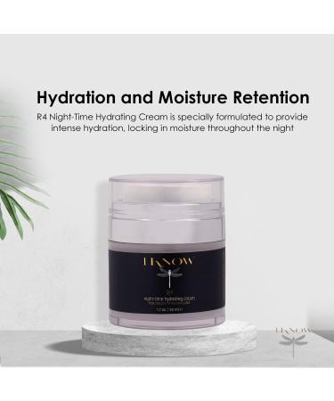 IKNOW R4 Night-Time Hydrating Cream | Hyaluronic Acid Moisturizer | Revitalize Skin with R4 Skincare | Hydrating Night Cream (1.7oz - Buy Online on GoSupps.com