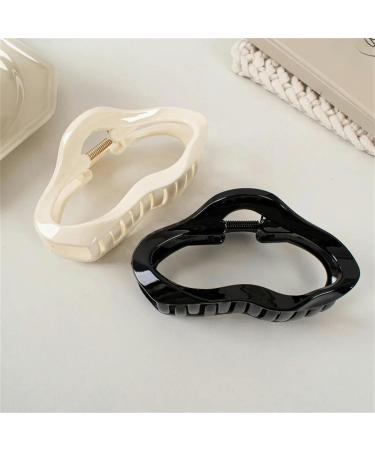 Hair clips Claw Clips 1 Pc Irregular Hollow Out Hair Claws Clips Women Girls Large Crab Hair Clips Barrettes Clips Hair Accessories Fashion-D(B) - Buy Online on GoSupps.com