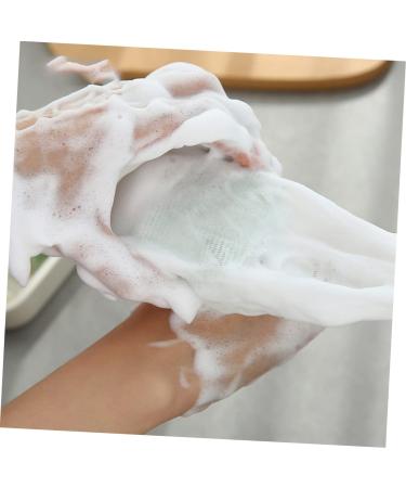 FRCOLOR 12 Pcs Net Bath Defoliator Towel & Exfoliating Soap Foaming Pouch - Ideal for Facial & Body Cleaning - Pack of 1 - Buy Online on GoSupps.com