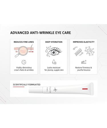 zowamap RealEyezAtion Tinted Firming Eye Gel Instant & Temporary Cream for Under Eyes Fine Lines & Underpockets for All Skin Types Pack of 3 - Buy Online on GoSupps.com
