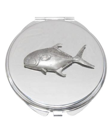 Permit Fish Compact Mirror Handbag Gift With Free Engraving 267
