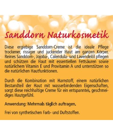 Buy BioPr p Sea Buckthorn Skin Cream with Urea | 100 ml - Hydrating & Nourishing for All Skin Types - International Shipping Available - Buy Online on GoSupps.com