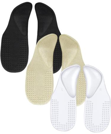 Buy FOMIYES 9 Pairs Orthotic Insoles for Clear Heels & Sandals - Metatarsal Pads & Unusual Arch Support Gel Inserts for Women - Non-Slip Comfort - Buy Online on GoSupps.com